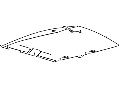 Cadillac 12372159 Headliner
