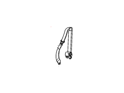 GM 15183739 Belt, Am9 - Rear Split Back Folding (65/35), Center