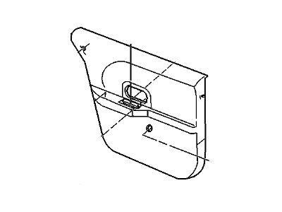 Chevy 10299957 Door Trim Panel