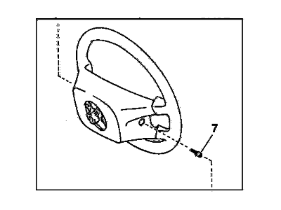 Chevy Prizm Steering Wheel - 94857873