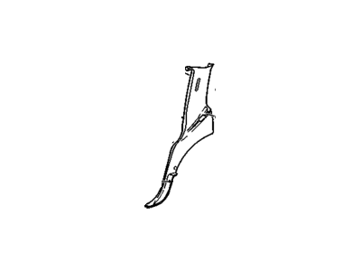 GMC 15045345 Rear Pillar Trim