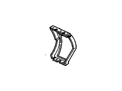 Pontiac 14101707 Bumper Cover Side Support