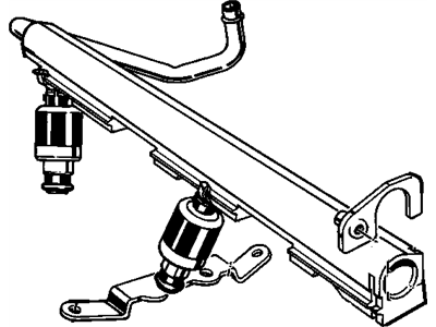 2005 Pontiac Aztek Fuel Rail - 17113608