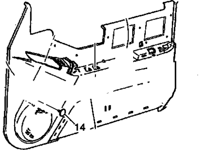 GM 15734420 Panel, Door Trim/Access