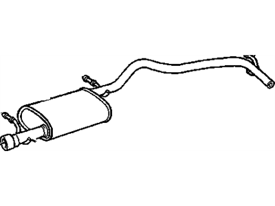 GMC P3500 Muffler - 15998903