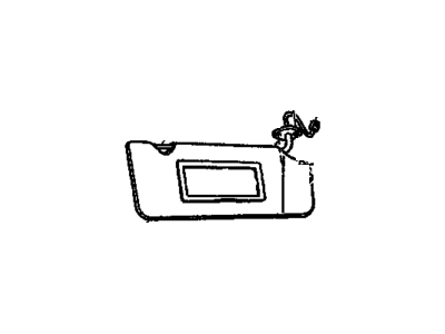 Chevy 10406758 Sunvisor