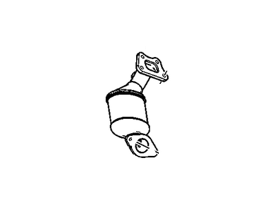 Buick 23275382 CONVERTER,3WAY CATALYTIC (W/EXHAUST PIPE)(W/SHIELD)
