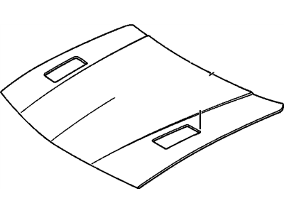 Pontiac 12505938 Hood
