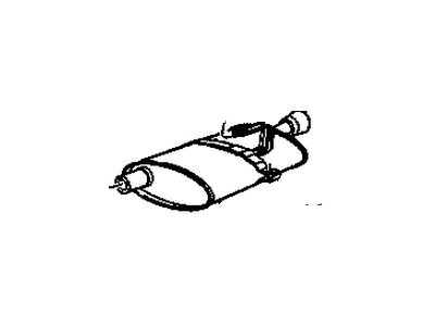 Pontiac Muffler - 22644940