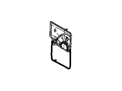 Cadillac 90570703 Fan Shroud