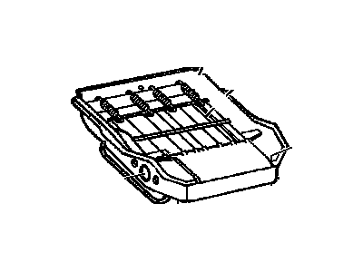 GM 12472109 Frame, Seat Cushion, Passenger Side
