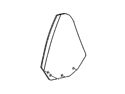 Pontiac 20498951 Glass