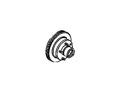 Oldsmobile 18021049 Hub & Rotor