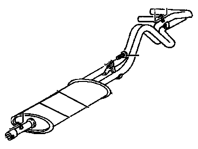 GMC C3500 Muffler - 15611402