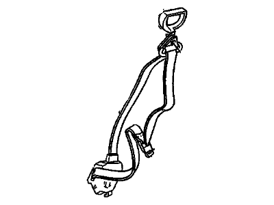 1994 Chevy Corvette Seat Belt - 12512692