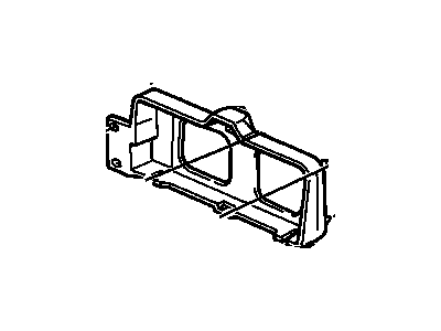 Cadillac 16510775 Mount Panel