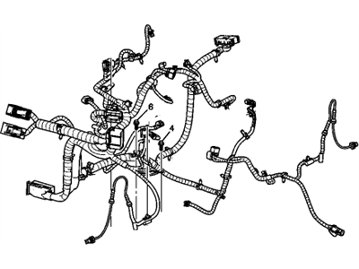 Buick 20850909 Engine Harness