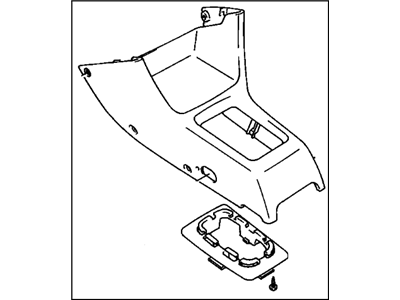 Chevy Metro Center Console Base - 30014267