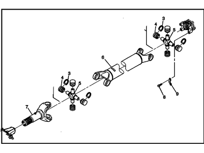 Chevy 15036982 Drive Shaft