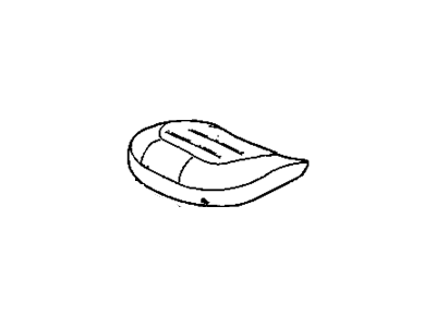 Cadillac 88957736 COVER,DRIVER SEAT CUSHION(SHALE)