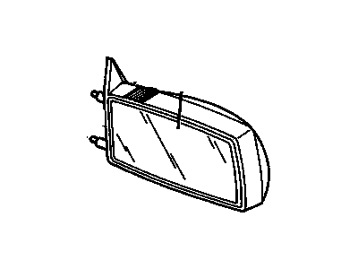 Pontiac J2000 Sunbird Side View Mirrors - 20294111