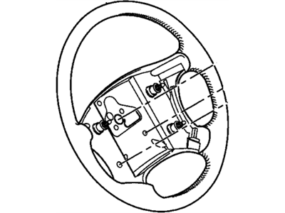 Cadillac DeVille Steering Wheel - 16756338