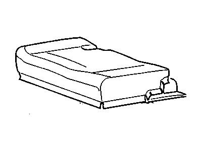 GM 19179093 Cover, Seat Cushion, Rear Driver Side