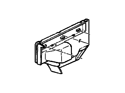 GMC 15729736 Quarter Trim