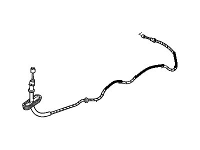 1997 Chevy Venture Parking Brake Cable - 10306505