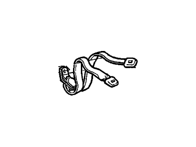 Buick 12528683 Outer Belt Assembly Buckle