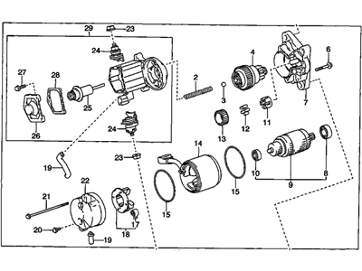 Chevy Prizm Starter - 94857220