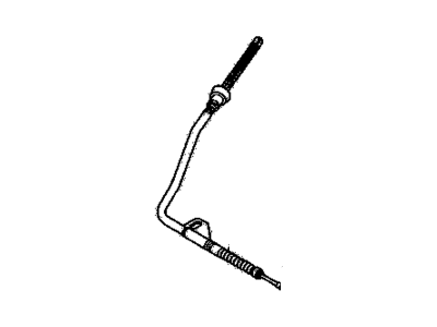 1986 Chevy Spectrum Parking Brake Cable - 94408828