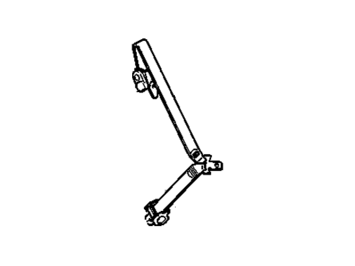 Cadillac 25772482 BELT,PASSENGER SEAT(RETRACTOR SIDE)(INCLUDES 6,25)(SHALE)