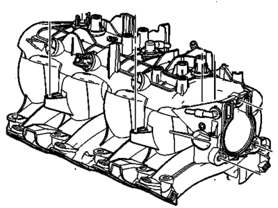 2005 Chevy Silverado 2500 HD Intake Manifold - 19418186