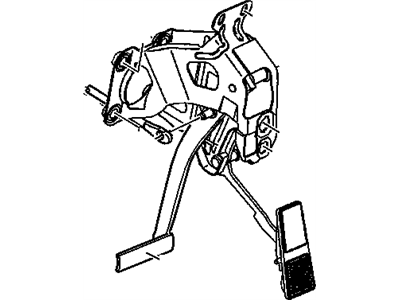 GM 25757050 Pedal, Accelerator Pedal