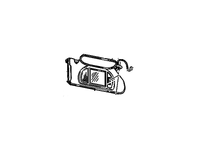 Oldsmobile 88954927 Sunvisor