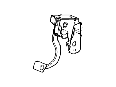 Chevy 25897042 PEDAL,BRAKE(W/BRACKET)(INCLUDES 7)
