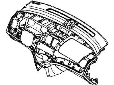 Chevy 96945450 PANEL,INSTRUMENT PANEL CENTER TRIM(GMM LOCAL)