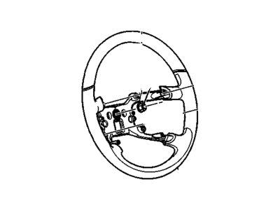 Buick LaCrosse Steering Wheel - 25857170