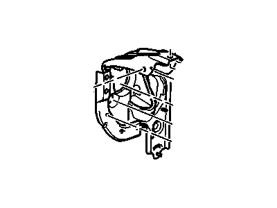 Chevy 25863989 BRACKET,BRAKE & ACCELERATOR PEDAL(INCLUDES 5,7)(LOWER PLENUM PANEL)(4.634)