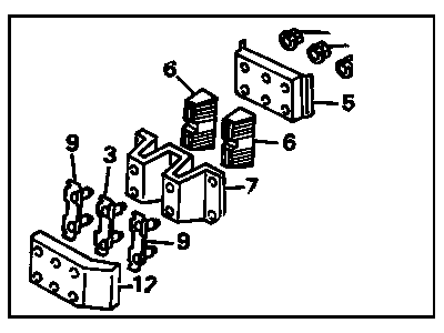 GM 10079184 Absorber, Passenger Side