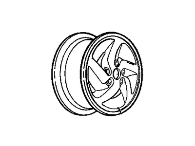 1992 Pontiac Grand Am Spare Wheel - 12351188