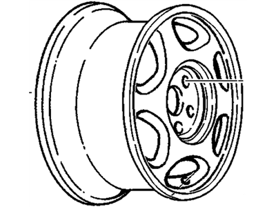 1999 Oldsmobile Silhouette Spare Wheel - 12368963