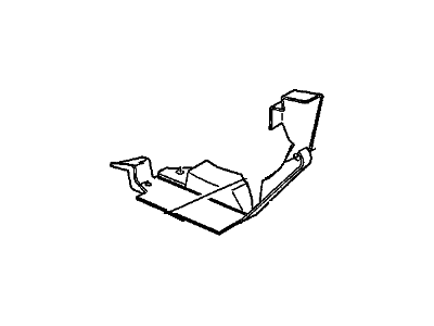 Pontiac 24504028 Converter Shield