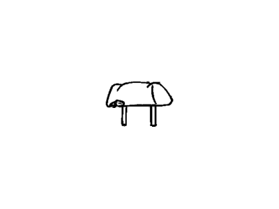 Cadillac 16717586 Headrest