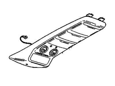Chevy 15039903 Console Assembly
