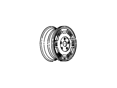 1993 Cadillac DeVille Spare Wheel - 12507607