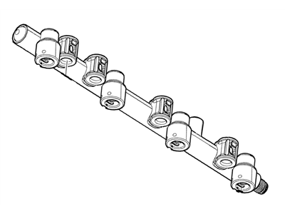 Chevy 12654644 Fuel Rail
