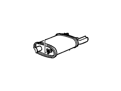 1991 Chevy Beretta Muffler - 12339899