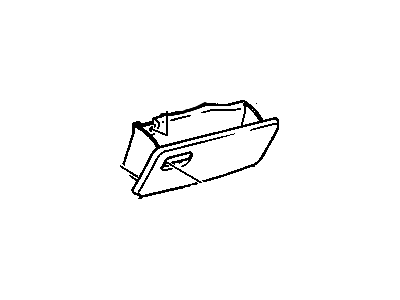 Chevy 15706754 DOOR,INSTRUMENT PANEL COMPARTMENT(PART OF 15)(INCLUDES 21-25,27-29,33)(GRAPHITE)(COMPLETE DOOR INCLUDING GLOVE BOX)